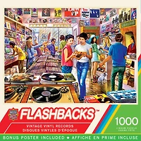 MasterPieces Flashbacks Vintage Vinyl Records 1000 Piece Jigsaw Puzzle