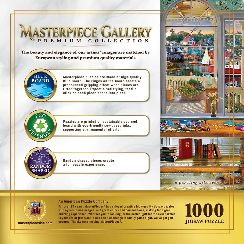 Masterpieces Masterpiece Gallery - A Puzzling Afternoon 1000 Piece Puzzle