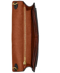 Coach Polished Pebble Leather Tabby Chain Clutch