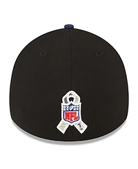 Men's New Era Black, Navy Tennessee Titans 2022 Salute To Service 39THIRTY Flex Hat