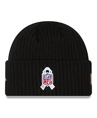 Men's New Era Black Cleveland Browns 2022 Salute To Service Knit Hat