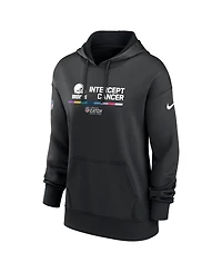 Women's Nike Black Cleveland Browns 2022 Nfl Crucial Catch Therma Performance Pullover Hoodie