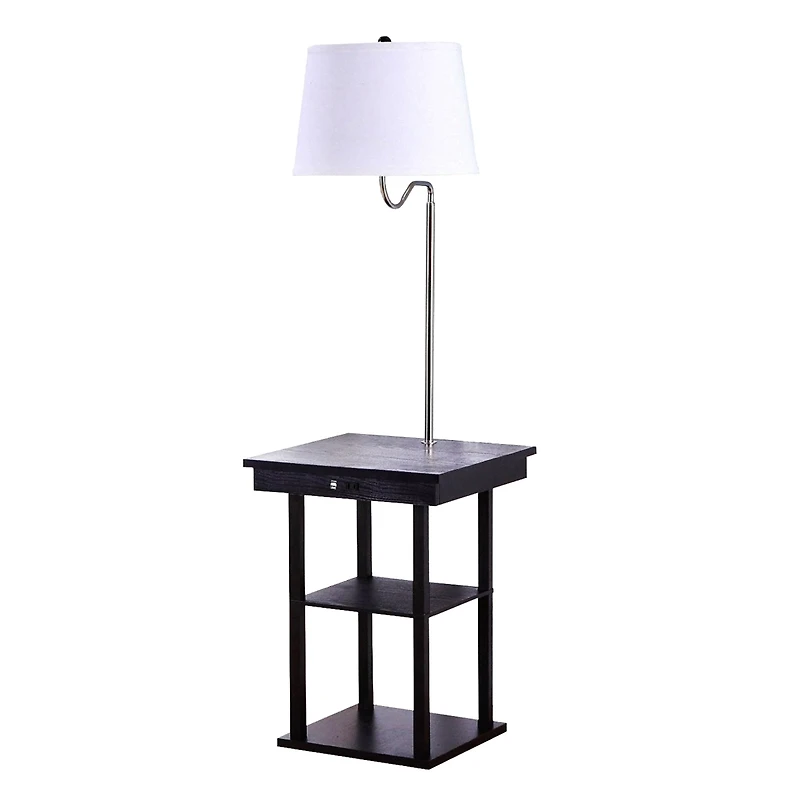 Madison 56" Led Table and Lamp Combo with Usb Port Outlet