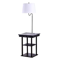 Madison 56" Led Table and Lamp Combo with Usb Port Outlet