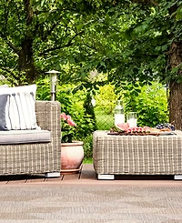 Liora Manne' Orly Angles 5'3" x 7'3" Outdoor Area Rug