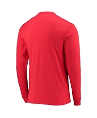 Men's Starter Red Atlanta Falcons Halftime Long Sleeve T-shirt
