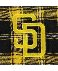 Men's Concepts Sport Black, Gold San Diego Padres Ledger Flannel Boxers