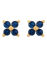 Girls Crew Women's Teeny Tiny Sapphire Cluster Studs