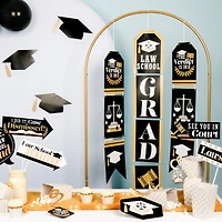 Law School Grad - Hanging Vertical Paper Door Banners Wall Kit Indoor Door Decor