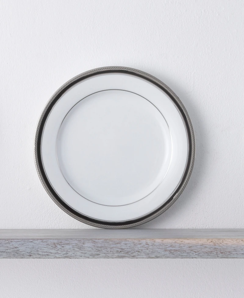 Noritake Austin Platinum Set of 4 Salad Plates