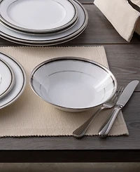 Noritake Austin Platinum Set of 4 Soup Bowls