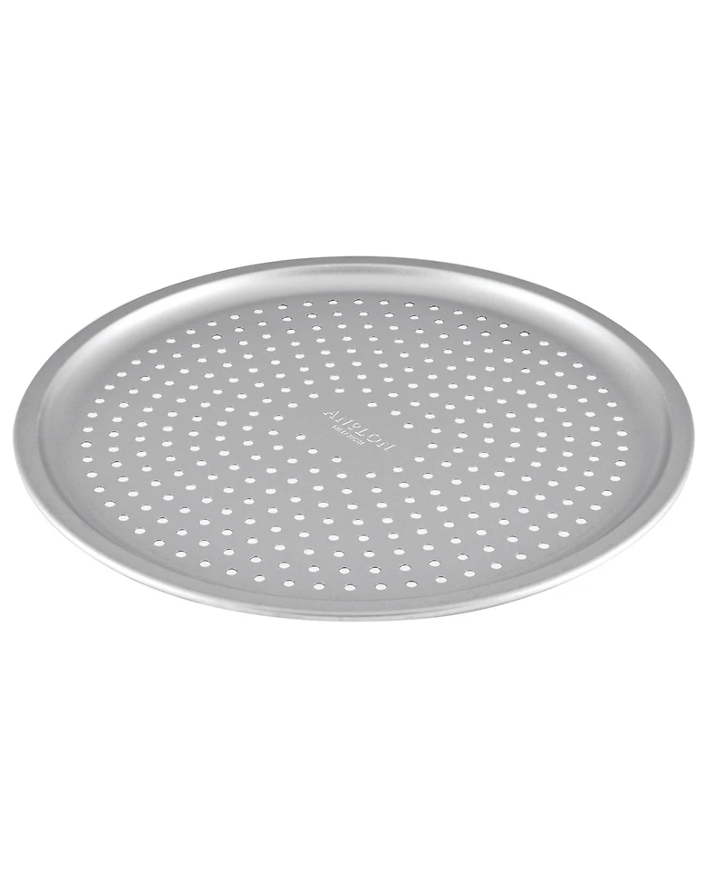 Anolon Pro-Bake Bakeware Aluminized Steel Perforated Pizza Pan, 14"