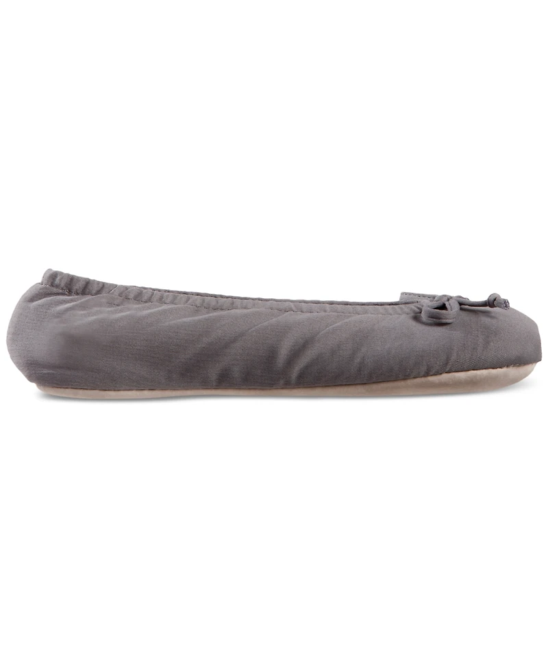 Isotoner Signature Women's Satin Ballerina Slippers