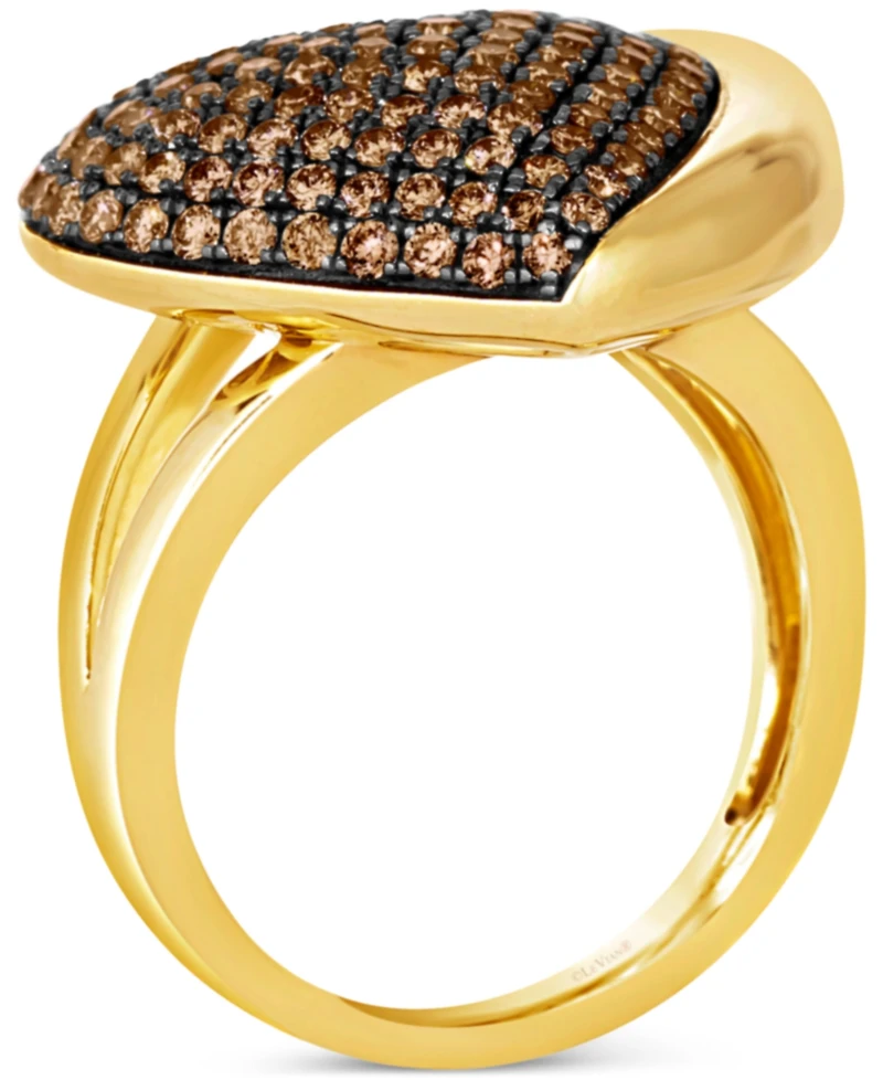 Le Vian Godiva x Le Vian Chocolate Diamond Heart Ring (1-1/5 ct. t.w.) in 14k Gold