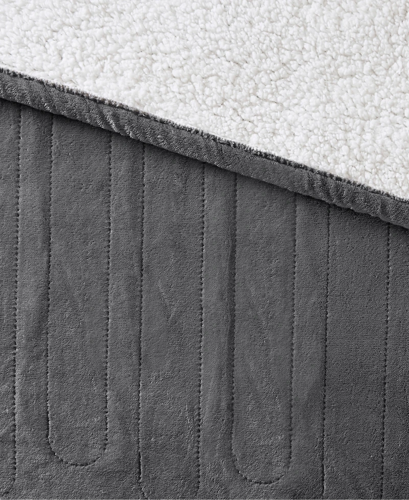 Woolrich Electric Reversible Plush to Berber Throw, 60'' x 70''