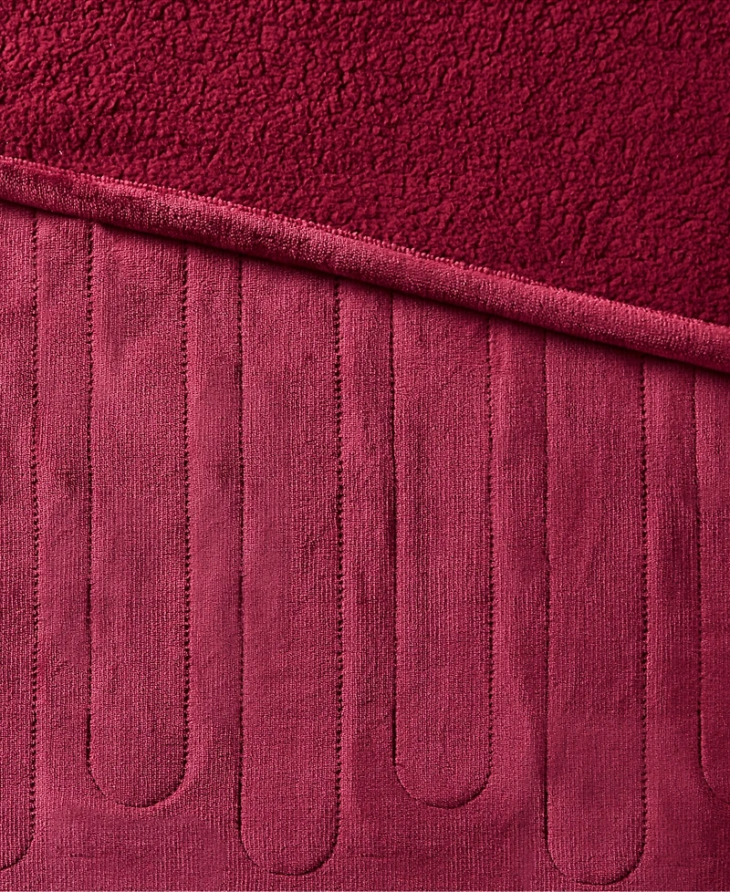 Woolrich Electric Reversible Plush to Berber Throw, 60'' x 70''