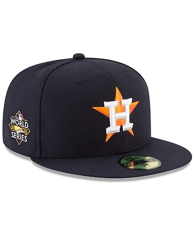 Men's New Era Navy Houston Astros 2022 World Series Side Patch 59FIFTY Fitted Hat
