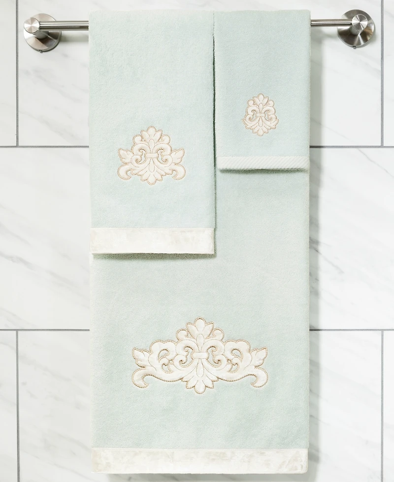 Linum Home Turkish Cotton May Embellished 2-Pc. Hand Towel Set