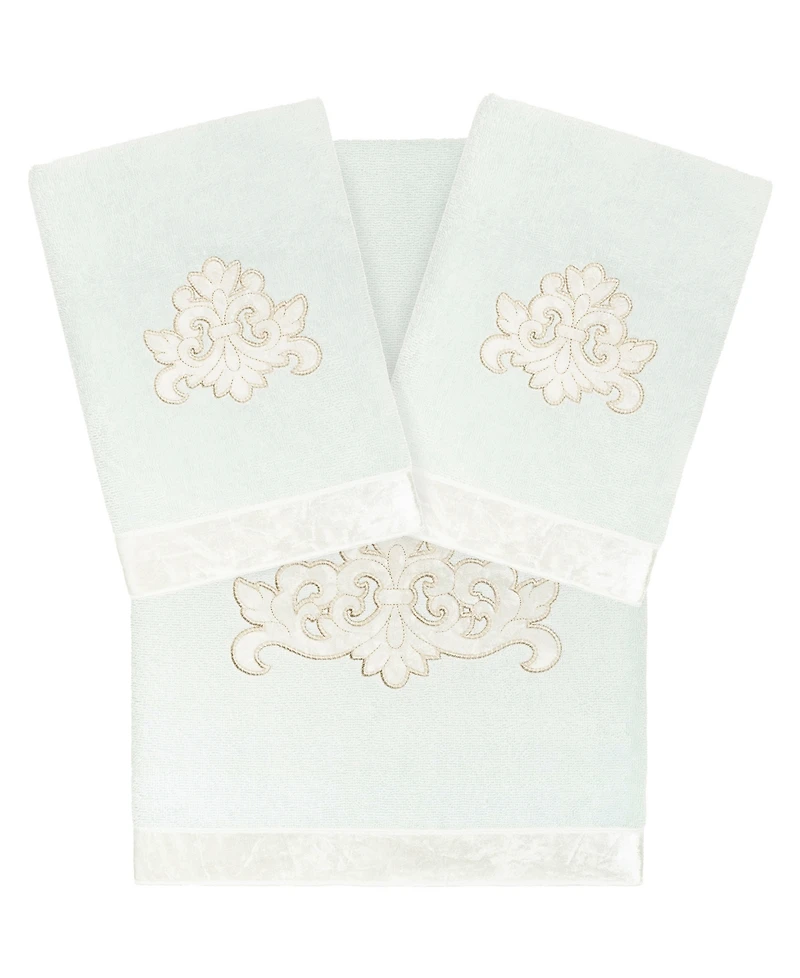 Linum Home Turkish Cotton May Embellished -Pc. Bath Towel Set