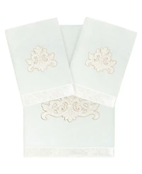 Linum Home Turkish Cotton May Embellished -Pc. Bath Towel Set