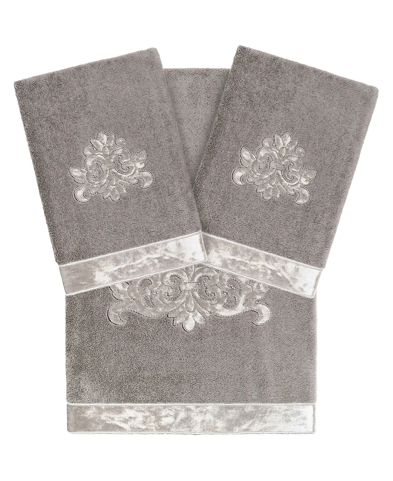 Linum Home Turkish Cotton May Embellished -Pc. Bath Towel Set