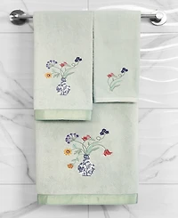 Linum Home Turkish Cotton Stella Embellished 2-Pc. Hand Towel Set