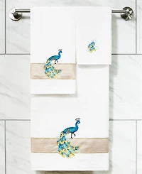 Linum Home Turkish Cotton Penelope Embellished 2-Pc. Hand Towel Set