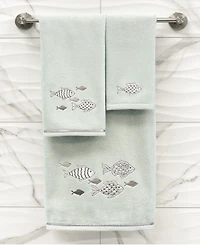 Linum Home Turkish Cotton Figi Embellished -Pc. Bath Towel Set