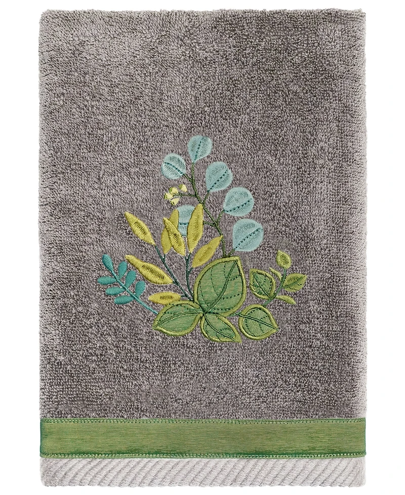 Linum Home Turkish Cotton Botanica Embellished -Pc. Bath Towel Set
