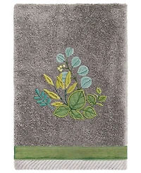 Linum Home Turkish Cotton Botanica Embellished -Pc. Bath Towel Set