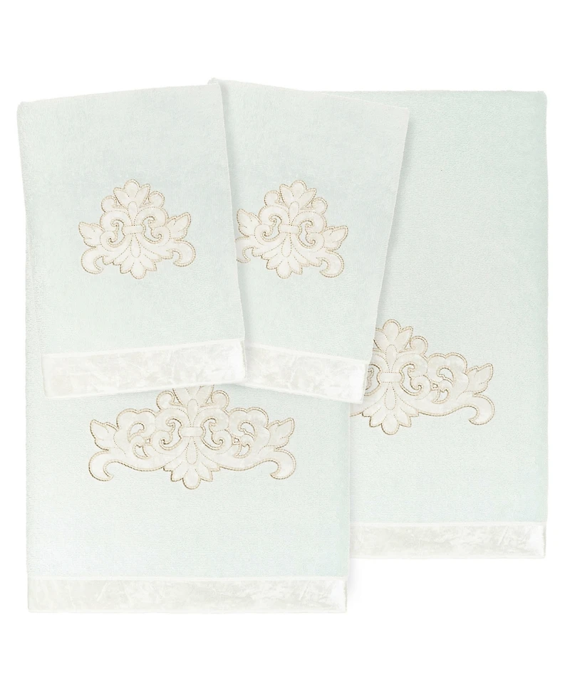 Linum Home Turkish Cotton May Embellished -Pc. Bath Towel Set