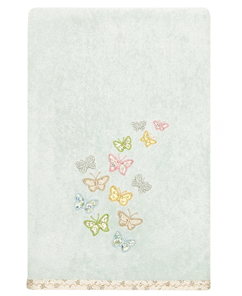 Linum Home Turkish Cotton Mariposa Embellished -Pc. Bath Towel Set