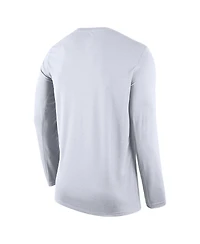 Men's Nike White Brooklyn Nets 2022/23 Legend On-Court Practice Performance Long Sleeve T-shirt