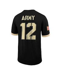 Men's Nike #12 Black Army Knights Untouchable Football Jersey