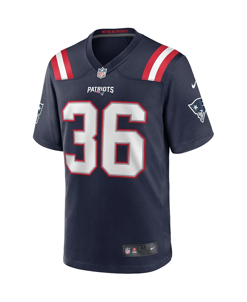 Men's Nike Lawyer Milloy Navy New England Patriots Game Retired Player Jersey