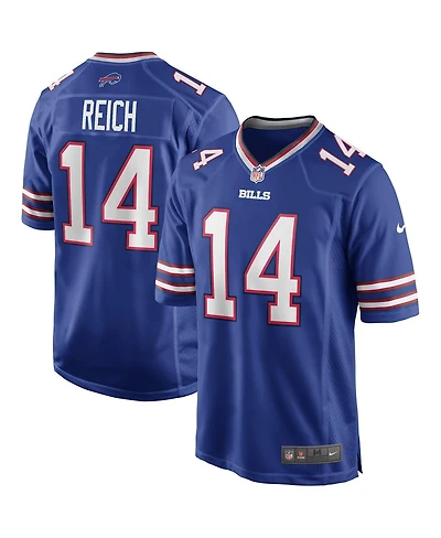 Men's Nike Frank Reich Royal Buffalo Bills Game Retired Player Jersey