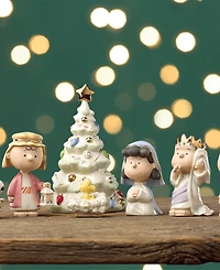 Lenox Peanuts 7 Piece Christmas Pageant Figurines