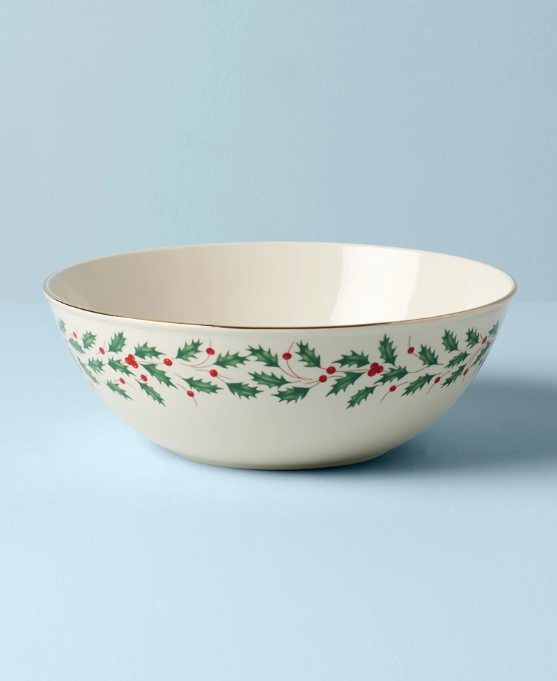 Lenox Holiday Serving Bowl, 72 oz.