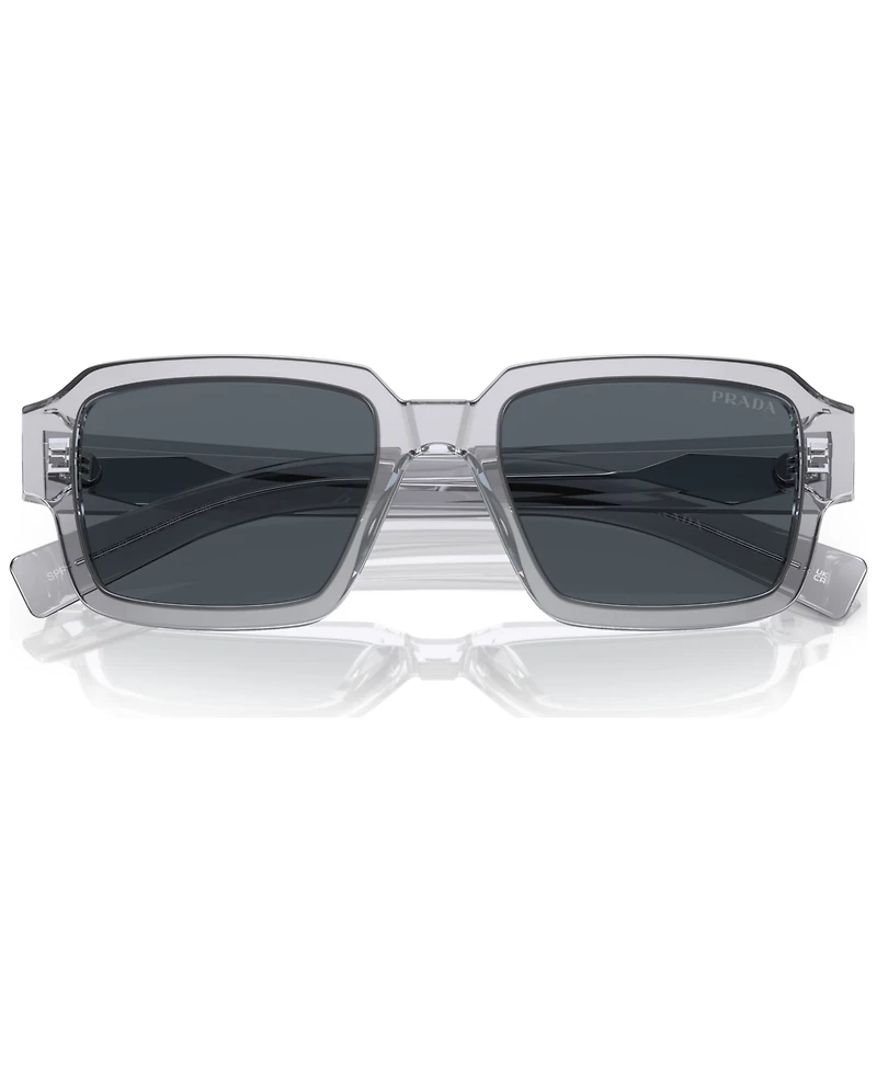 Prada Rectangular Men's Sunglasses, Pr 02ZS