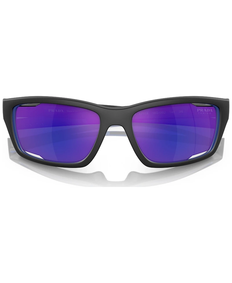 Prada Linea Rossa Men's Sunglasses, Ps 04YS57-z