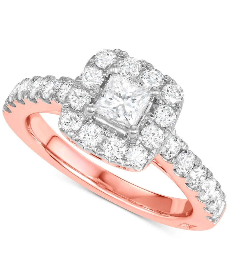 Diamond Princess Bridal Set (2 ct. t.w.) 18k White, Yellow or Rose Gold