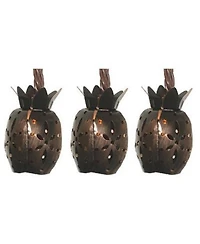 Four Seasons Sienna Fs Pineapple Set String Lights, Brown, 10'