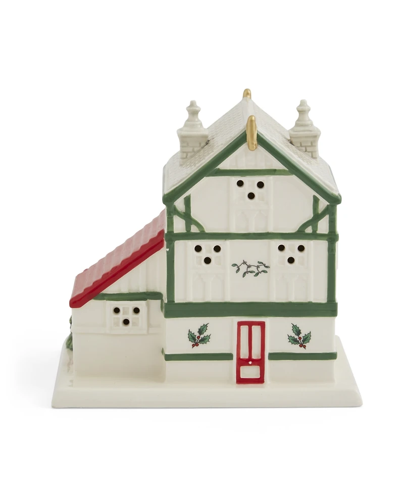 Spode Christmas Tree Lighted House Figurine