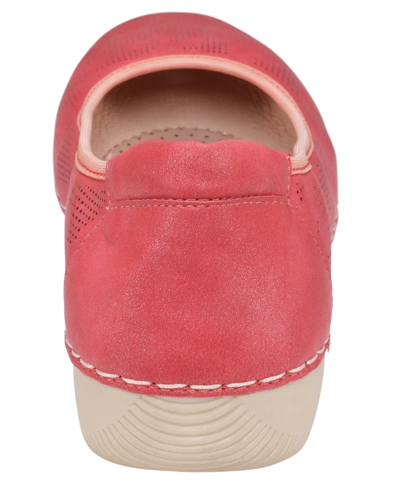 Gc Shoes Women's Kiana Perforated Round Toe Flats