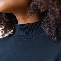 Hope & Henry Women's Long Sleeve Funnel Neck Sweater