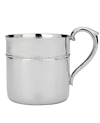 Reed & Barton Royal Bead Silver-Plated Baby Cup
