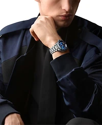 Longines Men's Swiss Automatic Spirit Zulu Time Stainless Steel Bracelet Watch 42mm