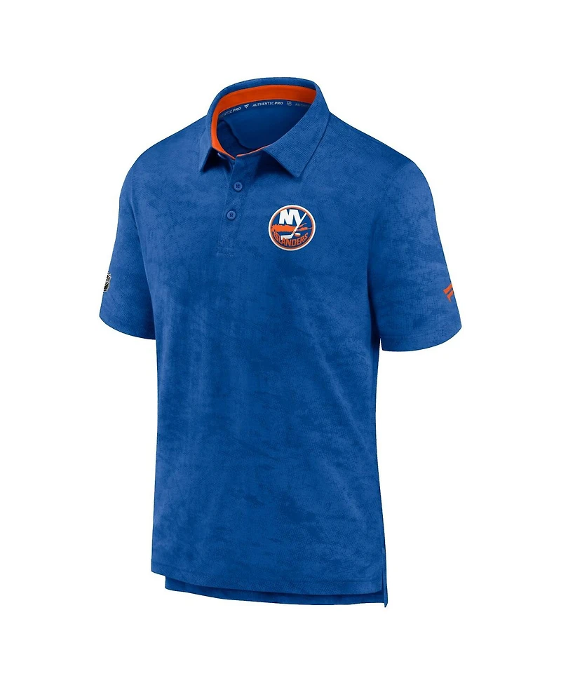 Men's Fanatics Royal New York Islanders Authentic Pro Rink Polo Shirt