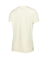 Women's New Era Cream Indianapolis Colts Chrome Sideline T-shirt