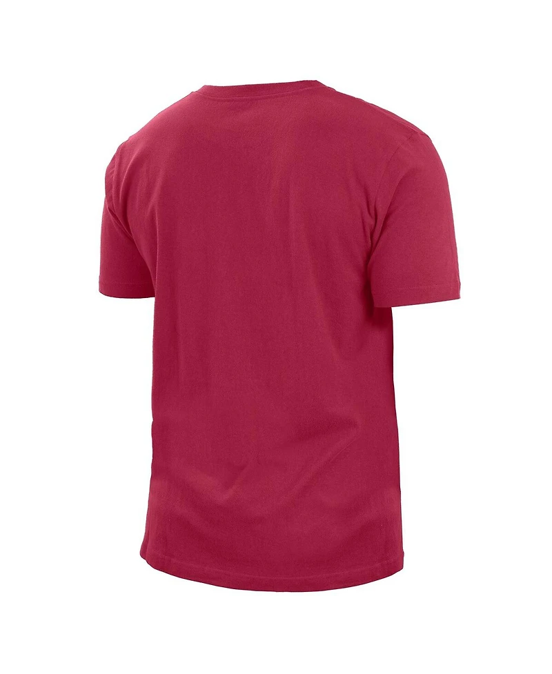 Men's New Era Red Arizona Cardinals 2022 Sideline Ink Dye T-shirt